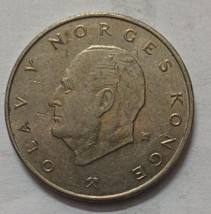 NORWAY_5 KRONE_1979 (used) | Indian Postage Stamps | Indian Coins | Old Indian Currency | Rare Indian Coins | Numismatic Collection India