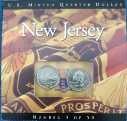 United States Quarter Dollar New Jersey State 2 Coins (# 3/50) UNC | Indian Postage Stamps | Indian Coins | Old Indian Currency | Rare Indian Coins | Numismatic Collection India