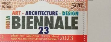India Art Architecture Design Biennale  Rs.5-MNH Stamp