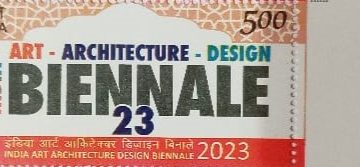 India Art Architecture Design Biennale  Rs.5-MNH Stamp