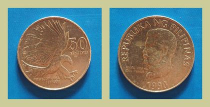 PILIPINAS 50 SENTIMOS 1990(used) | Indian Postage Stamps | Indian Coins | Old Indian Currency | Rare Indian Coins | Numismatic Collection India