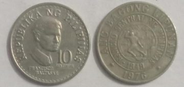 Philippines 10 CENTIMOS Coin 1976(used)
