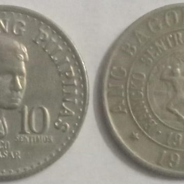 Philippines 10 CENTIMOS Coin 1976(used)