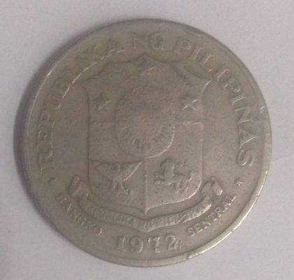 PILIPINAS  1 PISO 1972(used) | Indian Postage Stamps | Indian Coins | Old Indian Currency | Rare Indian Coins | Numismatic Collection India - Image 2