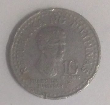 Philippines 10 CENTIMOS 1980(used)