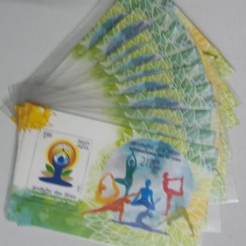 International Day of YOGA-Indian Miniature Sheets-10nos