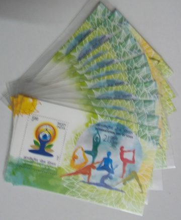 International Day of YOGA-Indian Miniature Sheets-10nos