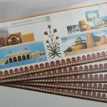 Agra Fort-Indian Miniature Sheets-5nos