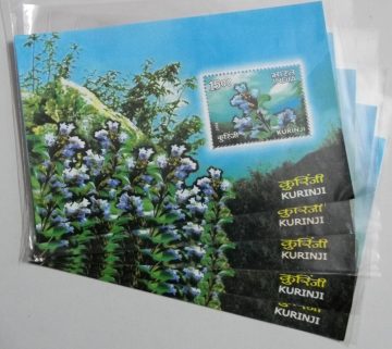 Kurinji-Indian Miniature Sheets-5nos