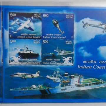 Coast Guard-Indian Miniature Sheets-5nos