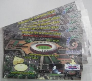 Delhi 2010 Commonwealth Games-Indian Miniature Sheets-5nos