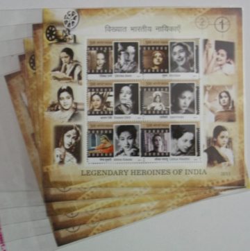 Legendary Heroines of India 6-Indian Miniature Sheets-5nos