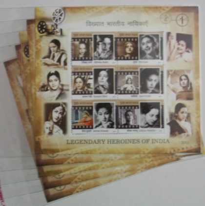 Legendary Heroines of India 6-Indian Miniature Sheets-5nos | Indian Postage Stamps | Indian Coins | Old Indian Currency | Rare Indian Coins | Numismatic Collection India