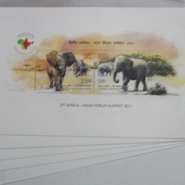 2nd Africa India Forum Summit-Indian Miniature Sheets-5nos