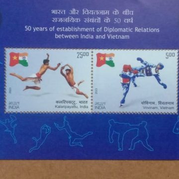 50 Years OF Establishment OF Diplomatic Relations Between India And Vietnam- 2023 (Indian Miniature Sheets)