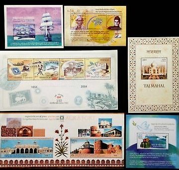 Miniture Sheet Complete Year Pack of 2004-MS-6 nos