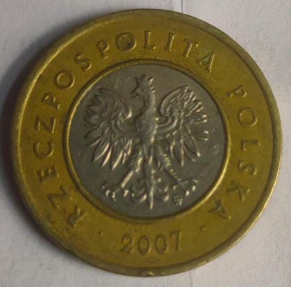 POLAND 20 Ztote  2007 (USED} | Indian Postage Stamps | Indian Coins | Old Indian Currency | Rare Indian Coins | Numismatic Collection India - Image 2