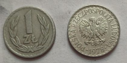POLAND 1 ZTOTE 1978 (USED) | Indian Postage Stamps | Indian Coins | Old Indian Currency | Rare Indian Coins | Numismatic Collection India