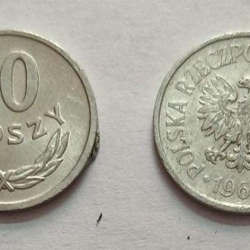 POLAND 10 GROSZY 1969 (USED}