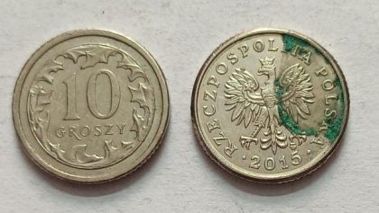 POLAND 10 GROSZY 2015 (USED} | Indian Postage Stamps | Indian Coins | Old Indian Currency | Rare Indian Coins | Numismatic Collection India
