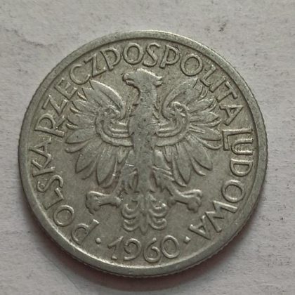 POLAND 2 ZTOTE 1960 (USED) | Indian Postage Stamps | Indian Coins | Old Indian Currency | Rare Indian Coins | Numismatic Collection India - Image 2