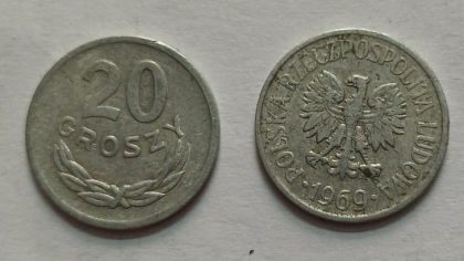 POLAND 20 GROSZY 1969 (USED} | Indian Postage Stamps | Indian Coins | Old Indian Currency | Rare Indian Coins | Numismatic Collection India
