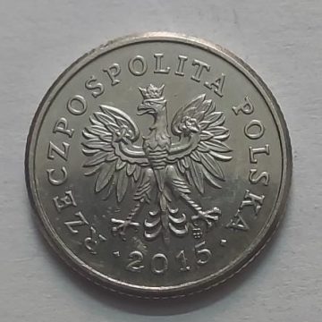 POLAND 20 GROSZY 2015 (USED}