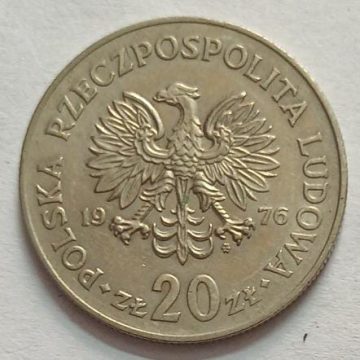 POLAND 20 Ztote  1976 (USED}