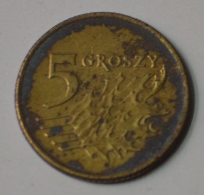 POLAND_5 GROSZY_1990 (USED) | Indian Postage Stamps | Indian Coins | Old Indian Currency | Rare Indian Coins | Numismatic Collection India