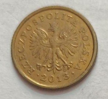 POLAND 5 GROSZY 2013(USED}
