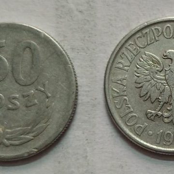 POLAND 50 GROSZY 1965 (USED}