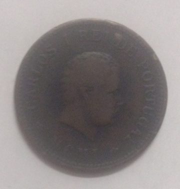 PORTUGEES HALF TANGA 1901(used) (Copper)