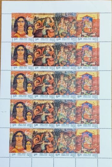 Women's Day (Indian Se-Tenants FULLSHEET )