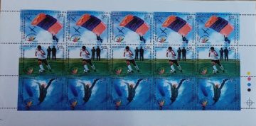 Military world Games (Indian Se-Tenants FULLSHEET )