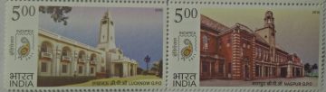 postal Heritage Buildings (Horizontal) (Indian Se-Tenants)