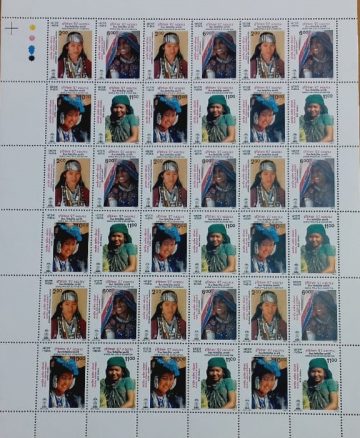 Costumes (Indian Se-Tenants FULLSHEET )