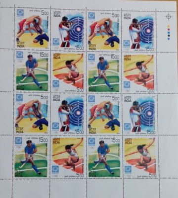 Athens Olympics (Indian Se-Tenants FULLSHEET )