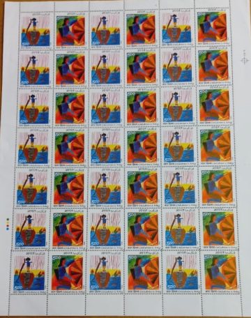 Children Day (Indian Se-Tenants FULLSHEET )