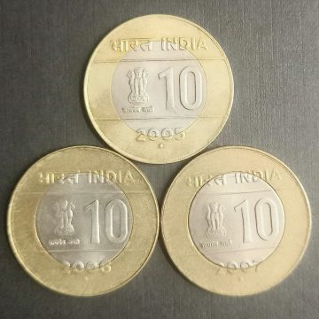 Rs.10 Republic coins set Total # of coins 3 - UNC