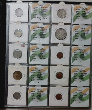 All Type OF Indian Coins Released Since 1950 (One Coin Each )Total OF 90 Coins Including  Silver Coins (UNC & Used SET)