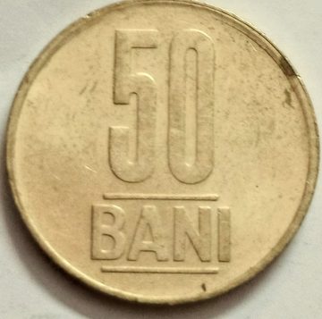 ROMANIA 50 BANI 2016(Used)