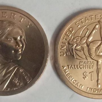 Native American Ballet Maria Tallchief One Dollar Coin