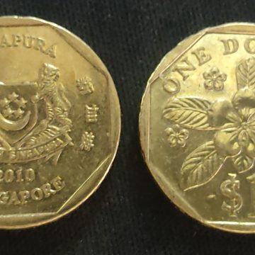 1$ 2010 Majulah Singapora/ Singapore (used)