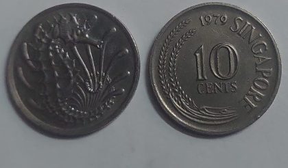 Singapore 10 Cent Coin1979 (used) | Indian Postage Stamps | Indian Coins | Old Indian Currency | Rare Indian Coins | Numismatic Collection India