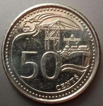 50 Cents 2018 Majulah Singapora/ Singapore (unc)