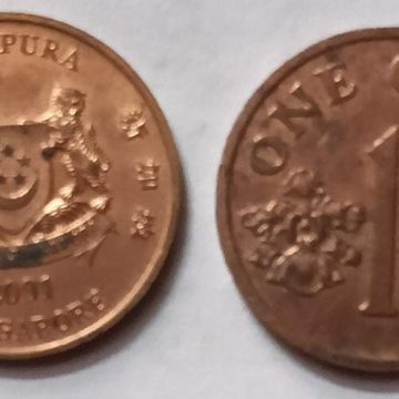 1 Cent 2001 Singapore/ Singapore(used)