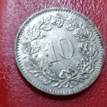 SWITZERLAND 10 Rappen 1990 Confoederatio Helvetica (used)