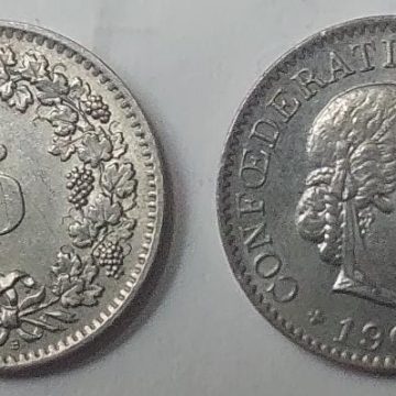 SWITZERLAND 5 Rappen1962 Coin(used)