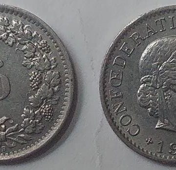 SWITZERLAND 5 Rappen1967 Coin (used)