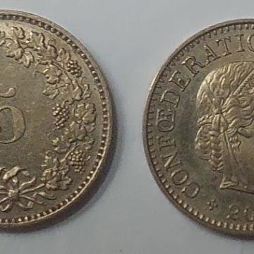 SWITZERLAND 5 Rappen2006 Coin (used)